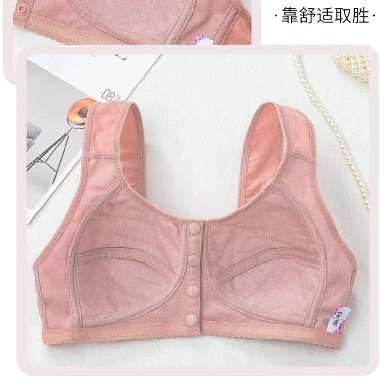 "Naysa" Breathable Comfortable Front Closure Bra (SET OF 2)